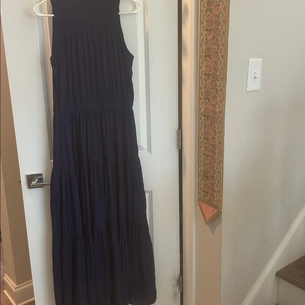 Banana Republic Navy Sleeveless Tiered Maxi Dress - Picture 7 of 7